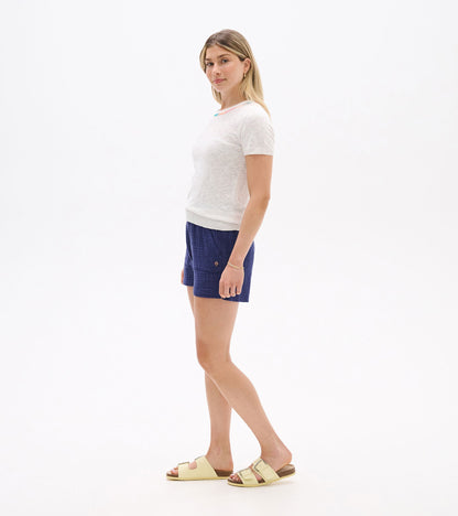 Simone Knit Tee - White - Hatley Women