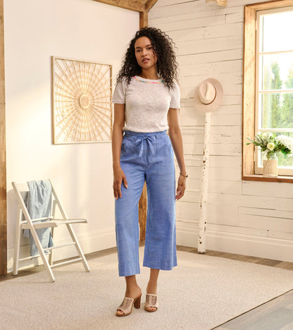 Simone Knit Tee - White - Hatley Women