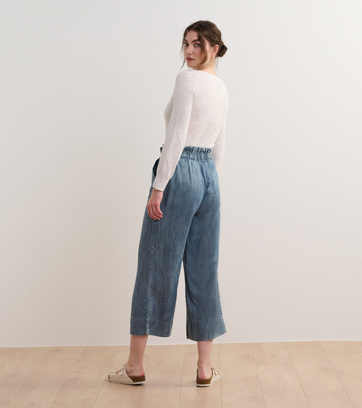 3/4 Sleeve Knit Breton - White - Hatley Women