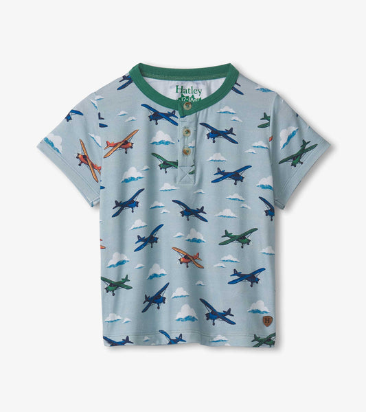 Baby & Toddler Boys Airplanes Henley - Hatley Baby & Toddler