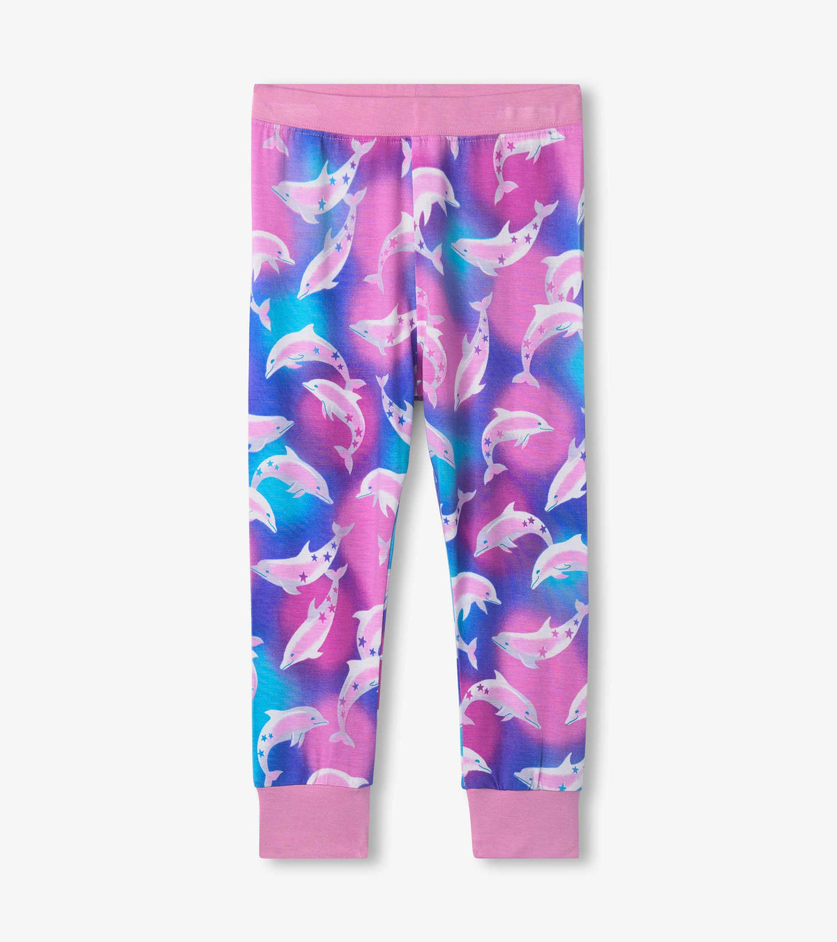 Girls Airbrush Dolphins Bamboo Pajama Set - Hatley Girls