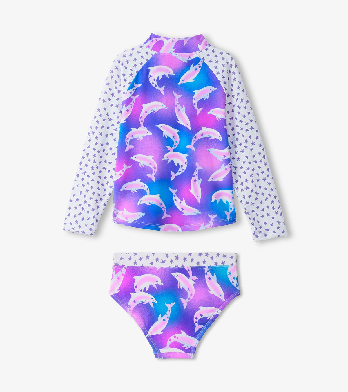 Girls Airbrush Dolphins Rashguard Set - Hatley Girls