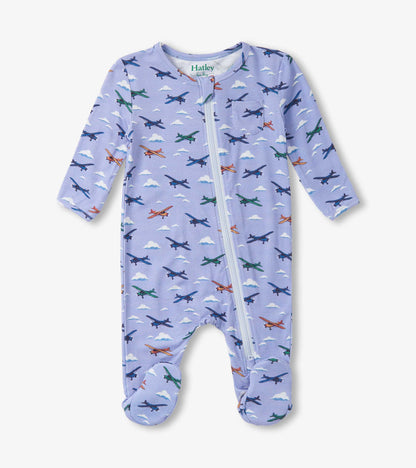 Baby Boys Airplanes Footed Sleeper - Hatley Baby & Toddler