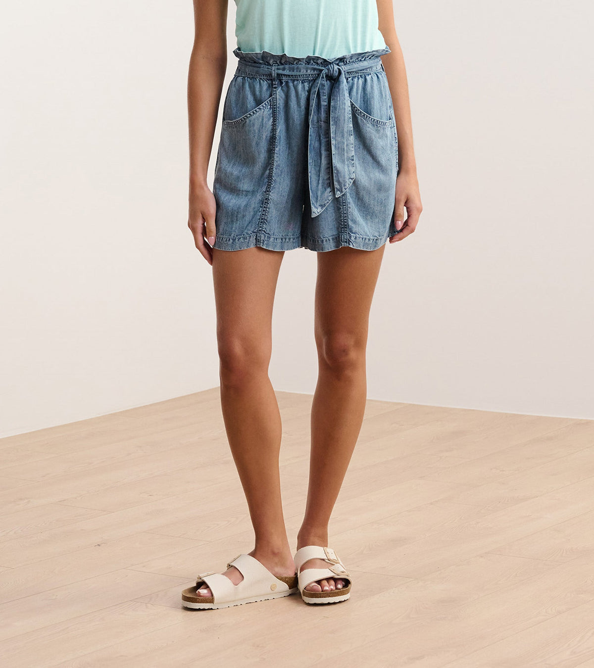 Cassie Shorts - Blue Acid Wash - Hatley Women