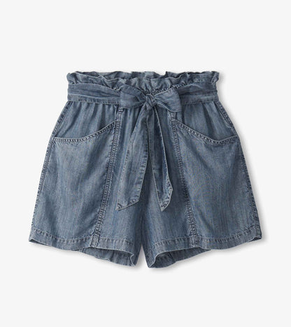 Cassie Shorts - Blue Acid Wash - Hatley Women