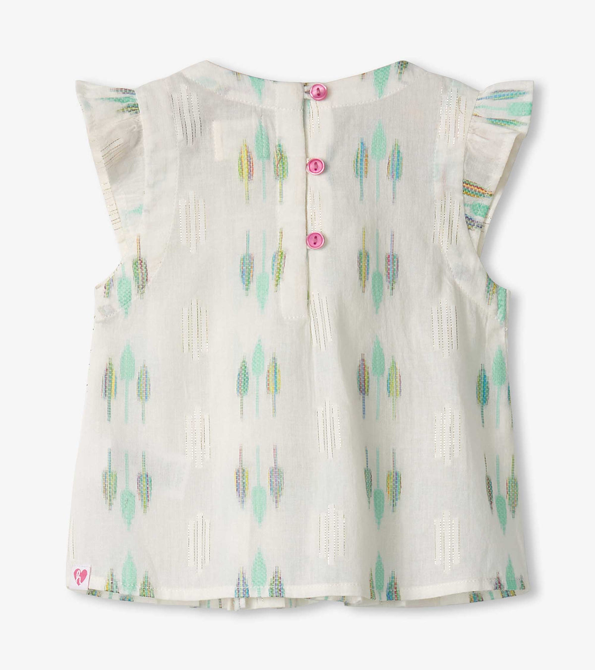 Baby & Toddler Girls Blue Feathers Pin Tuck Tup & Bloomer Set - Hatley Baby & Toddler