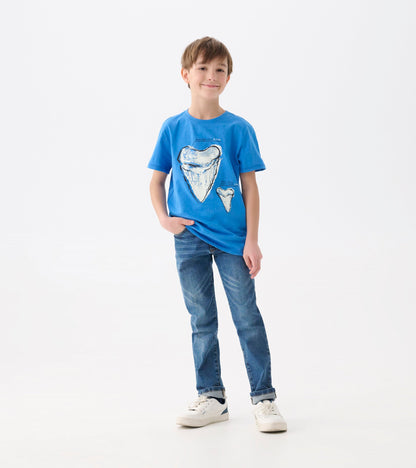 Boys Shark Tooth Glow in the Dark Graphic Tee - Hatley Boys