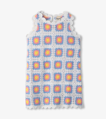 Girls Buttercup Sleeveless Crochet Dress - Hatley Girls