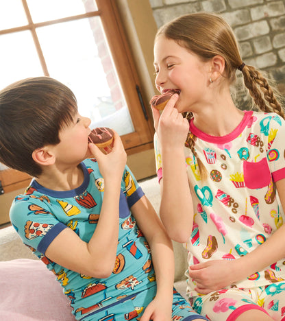 Boys Carnival Food Short Pajama Set - Hatley Boys