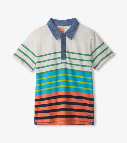 Boys Spring Stripes Polo Tee - Hatley Boys