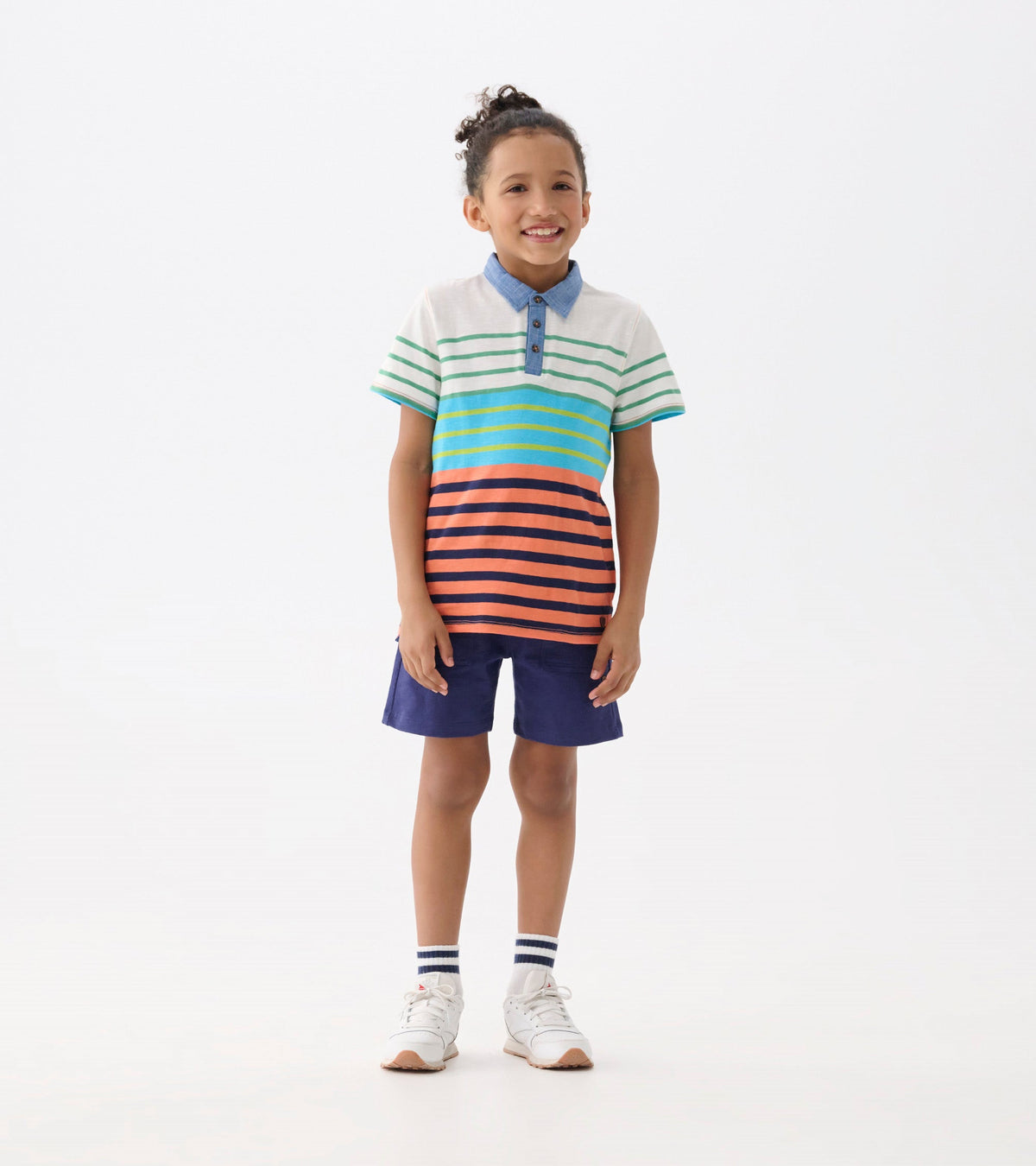 Boys Spring Stripes Polo Tee - Hatley Boys