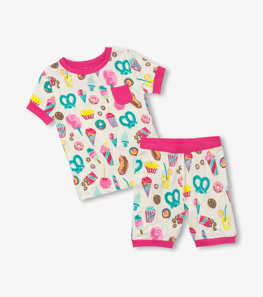 Girls Carnival Treats Bamboo Short Pajama Set - Hatley Girls