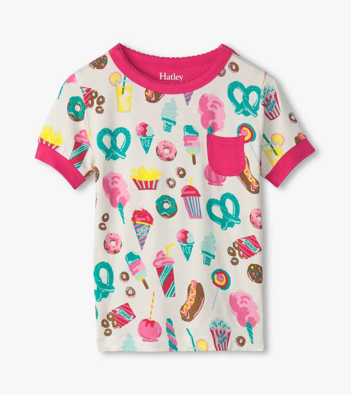Girls Carnival Treats Bamboo Short Pajama Set - Hatley Girls