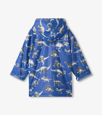 Boys Dino Extinction Zip-Up Rain Jacket - Hatley Boys