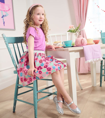 Girls Daisy Sequins Sequin Tulle Skirt - Hatley Girls