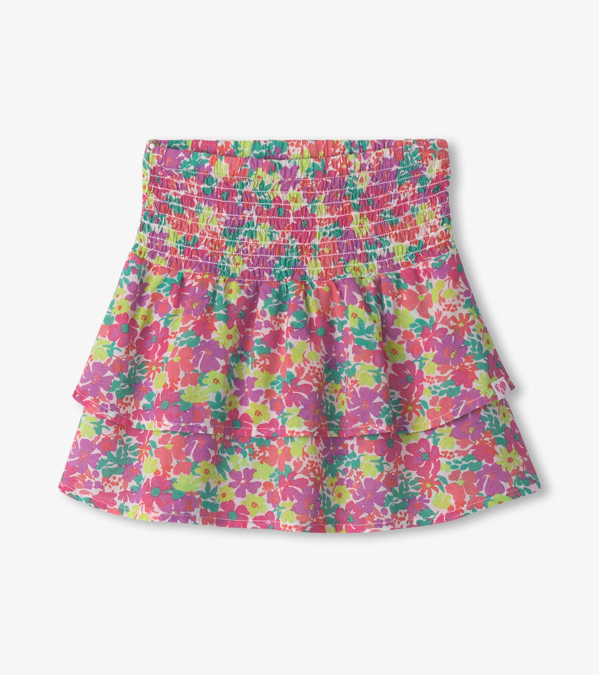 Girls Fresh Flowers Smocked Skirt - Hatley Girls