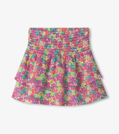 Girls Fresh Flowers Smocked Skirt - Hatley Girls