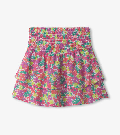 Girls Fresh Flowers Smocked Skirt - Hatley Girls