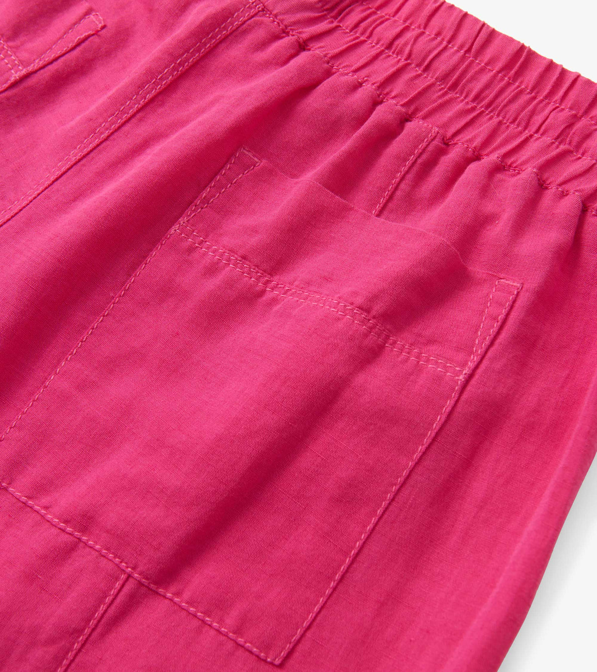 Straight Leg Linen Pants - Fuchsia - Hatley Women