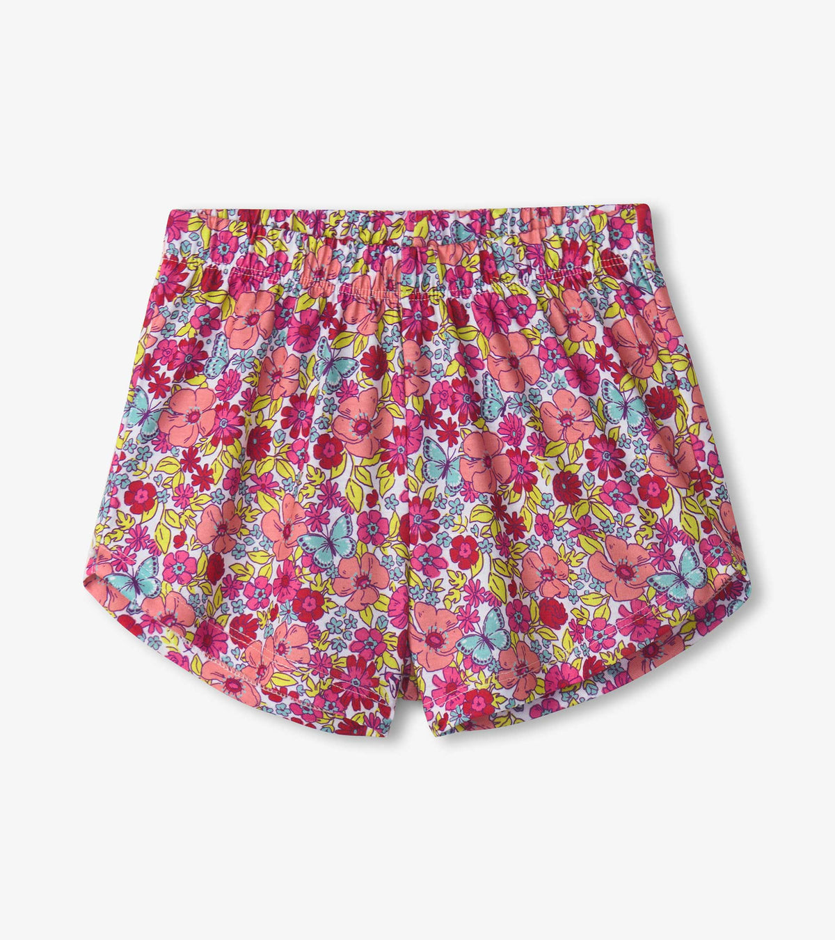 Girls Groovy Flowers Tee and Shorts Pajama Set - Hatley Girls