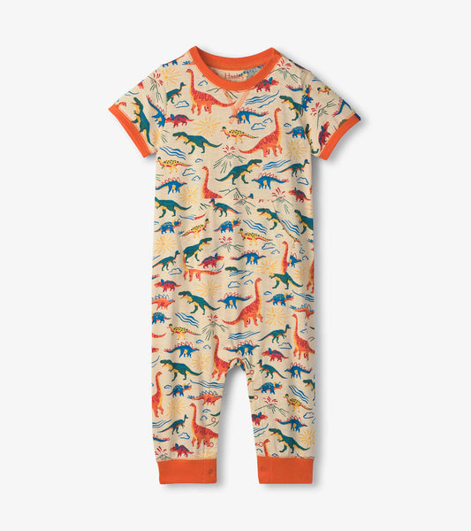 Baby & Toddler Boys Happy Dino Jersey Romper - Hatley Baby & Toddler