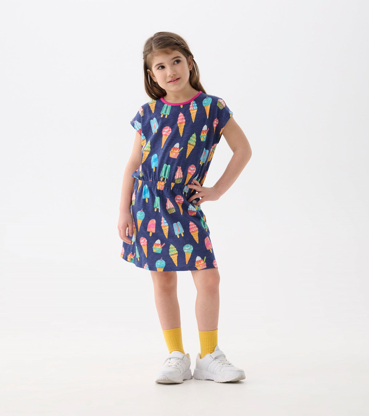 Girls Ice Cream Treats Relaxed Dress - Hatley Girls