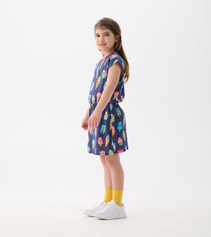 Girls Ice Cream Treats Relaxed Dress - Hatley Girls