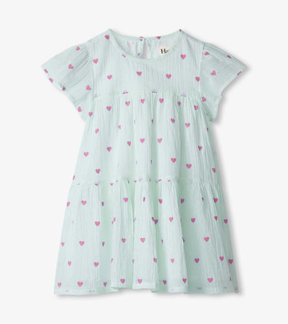 Baby & Toddler Girls Little Hearts Woven Puff Dress - Hatley Baby & Toddler