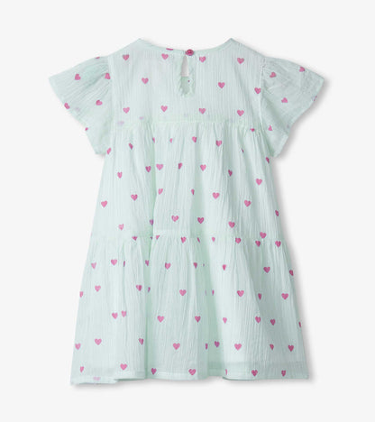 Baby & Toddler Girls Little Hearts Woven Puff Dress - Hatley Baby & Toddler
