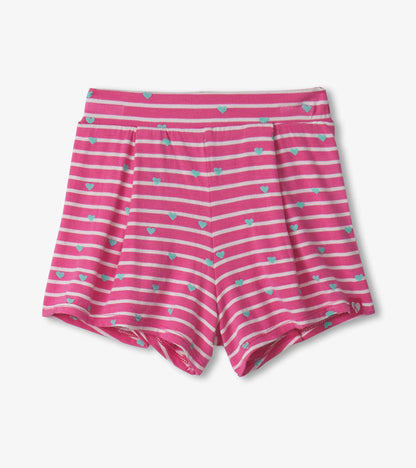 Baby & Toddler Girls Rose Hearts Patch Pocket Shorts - Hatley Baby & Toddler