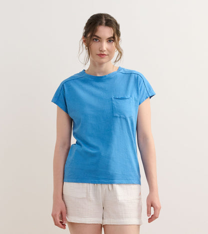 Slouchy Pocket Tee - Marina - Hatley Women
