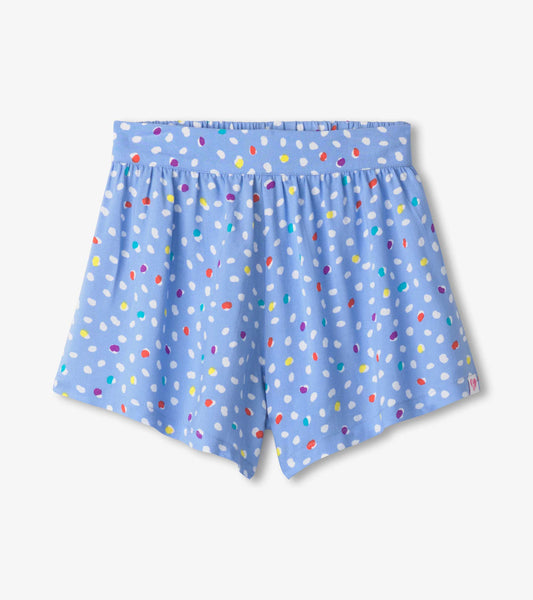 Girls Lots of Dots Woven Gathered Shorts - Hatley Girls