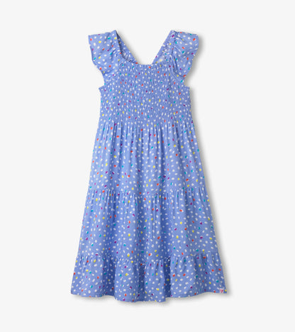 Girls Lots of Dots Smocked Dress - Hatley Girls