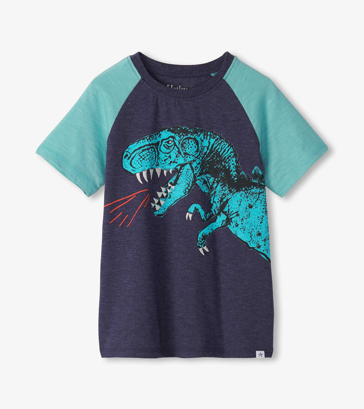 Boys T-Rex Raglan T-Shirt - Hatley Boys