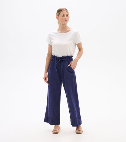 Tie Front Pants - Patriot Blue - Hatley Women