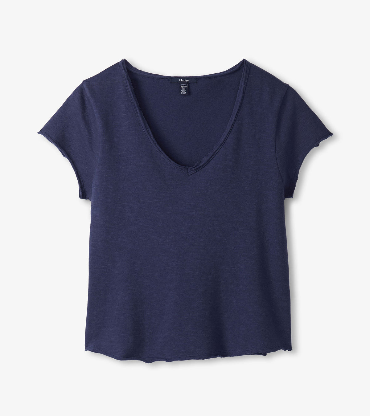 Sadie V-Neck Tee - Patriot Blue - Hatley Women