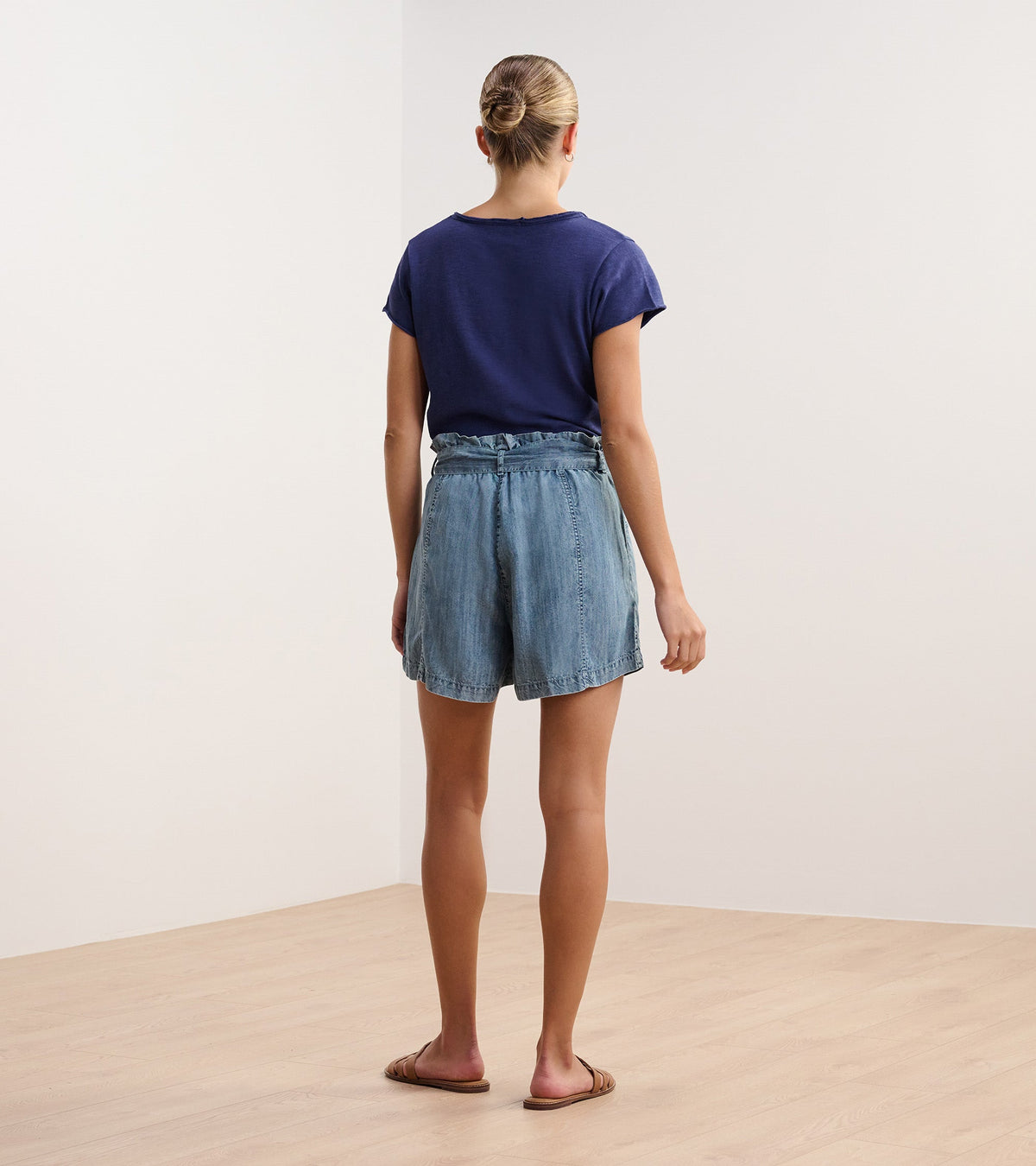 Sadie V-Neck Tee - Patriot Blue - Hatley Women