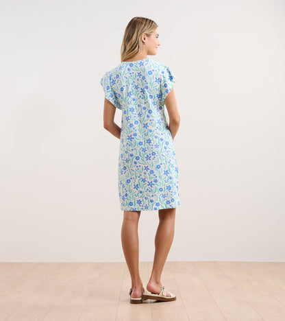 Carlie Dress - Painted Flowers - Hatley Women
