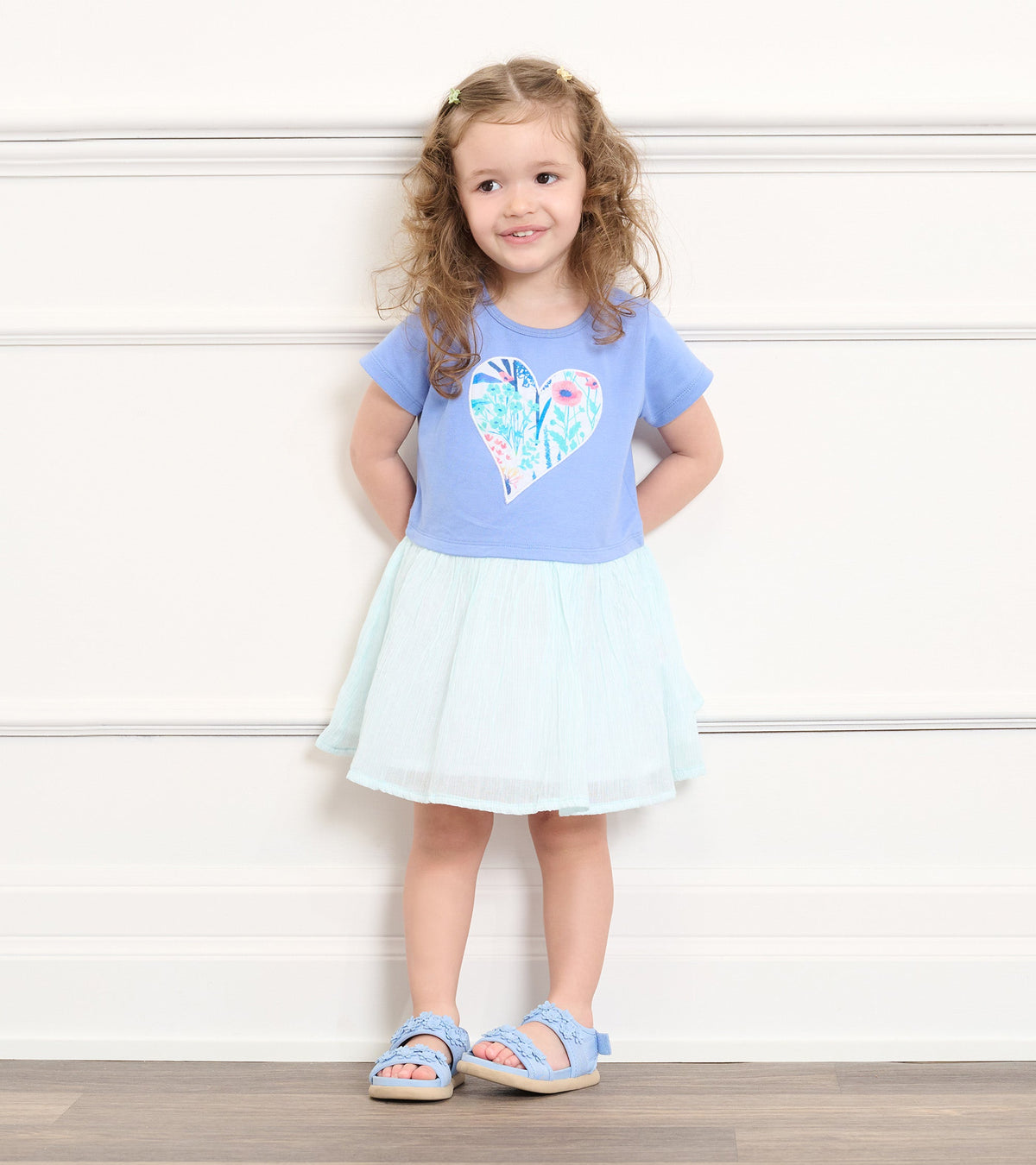 Baby & Toddler Girls Wild Flower Heart Layered Dress - Hatley Baby & Toddler