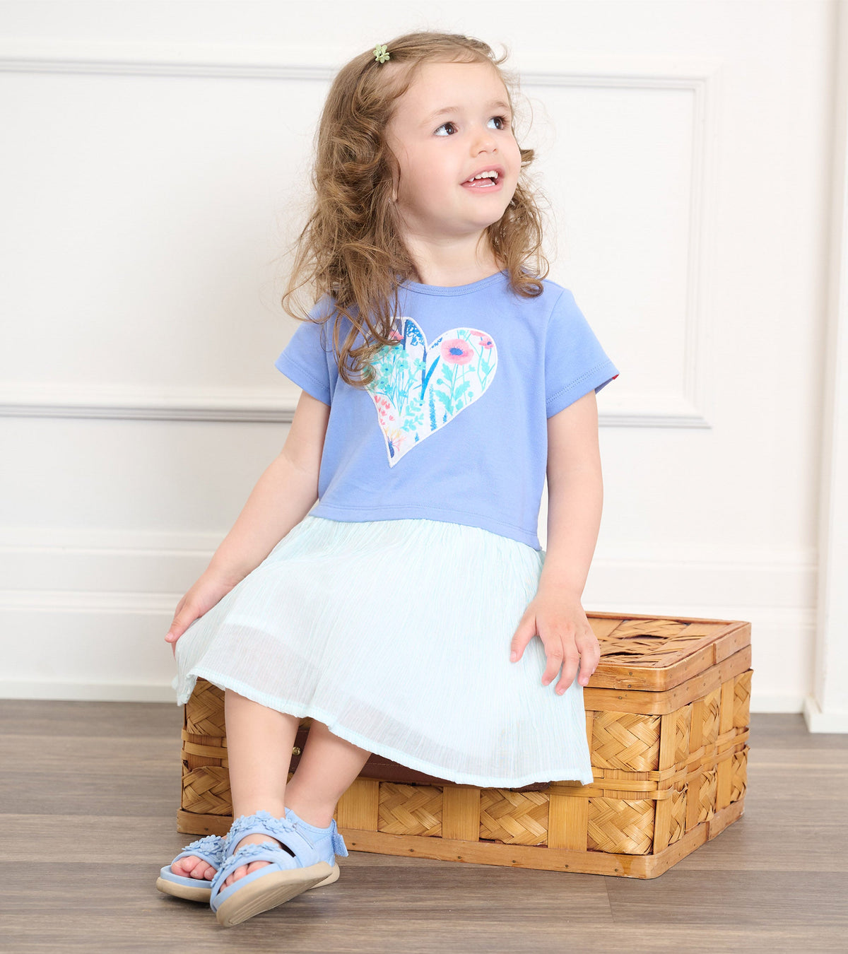 Baby & Toddler Girls Wild Flower Heart Layered Dress - Hatley Baby & Toddler