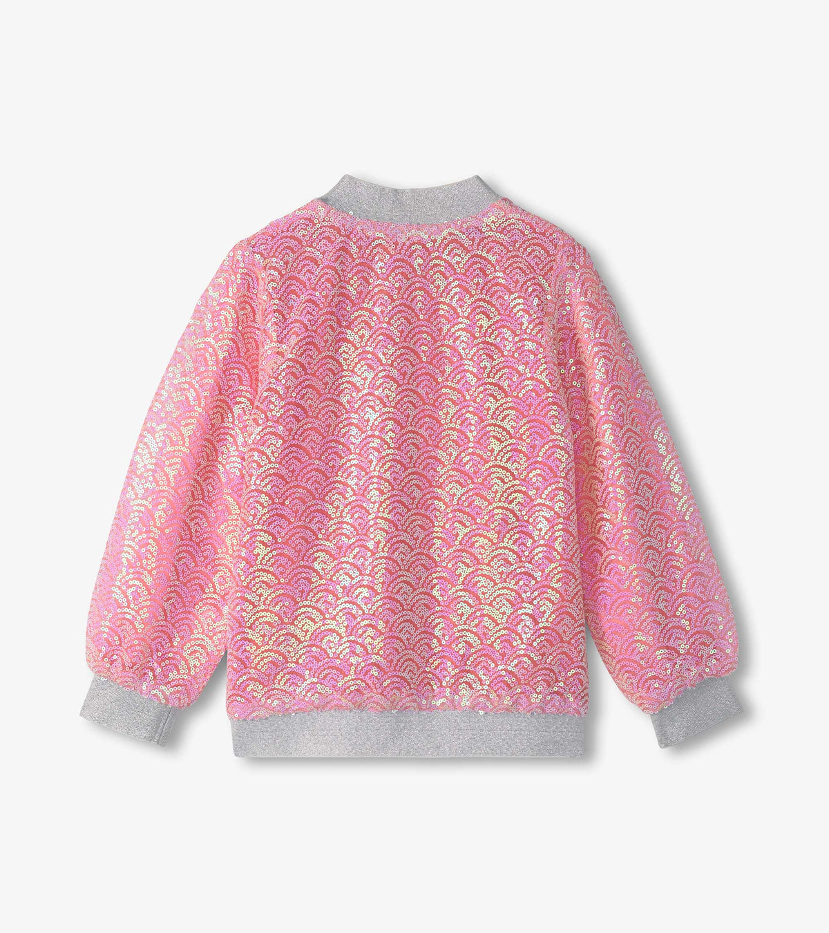 Girls Pearl Mermaid Sequined Bomber Jacket - Hatley Girls