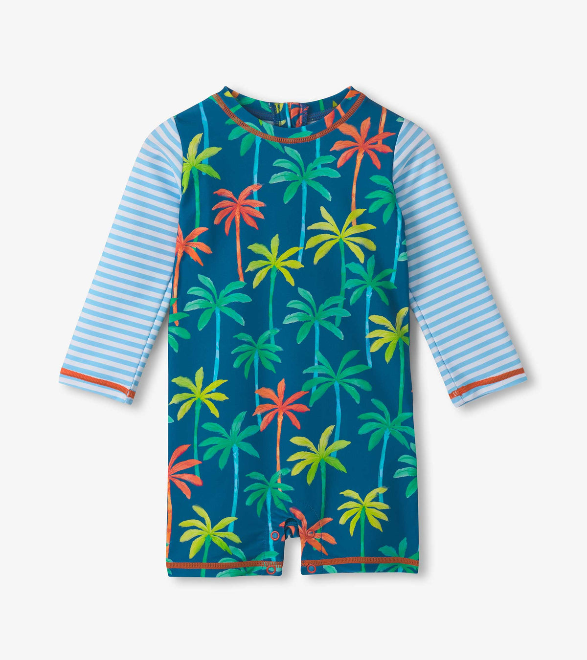 Baby Boys Printed Palms One-Piece Rashguard - Hatley Baby & Toddler