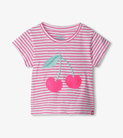 Baby & Toddler Girls Cherry Stripes Graphic Tee - Hatley Baby & Toddler