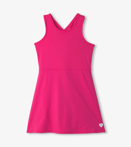 Girls Pink Active A-Line Dress - Hatley Girls