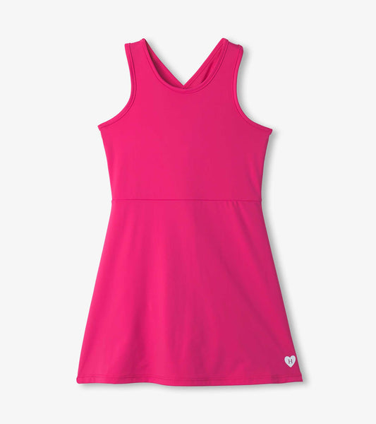 Girls Pink Active A-Line Dress - Hatley Girls
