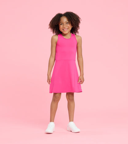 Girls Pink Active A-Line Dress - Hatley Girls