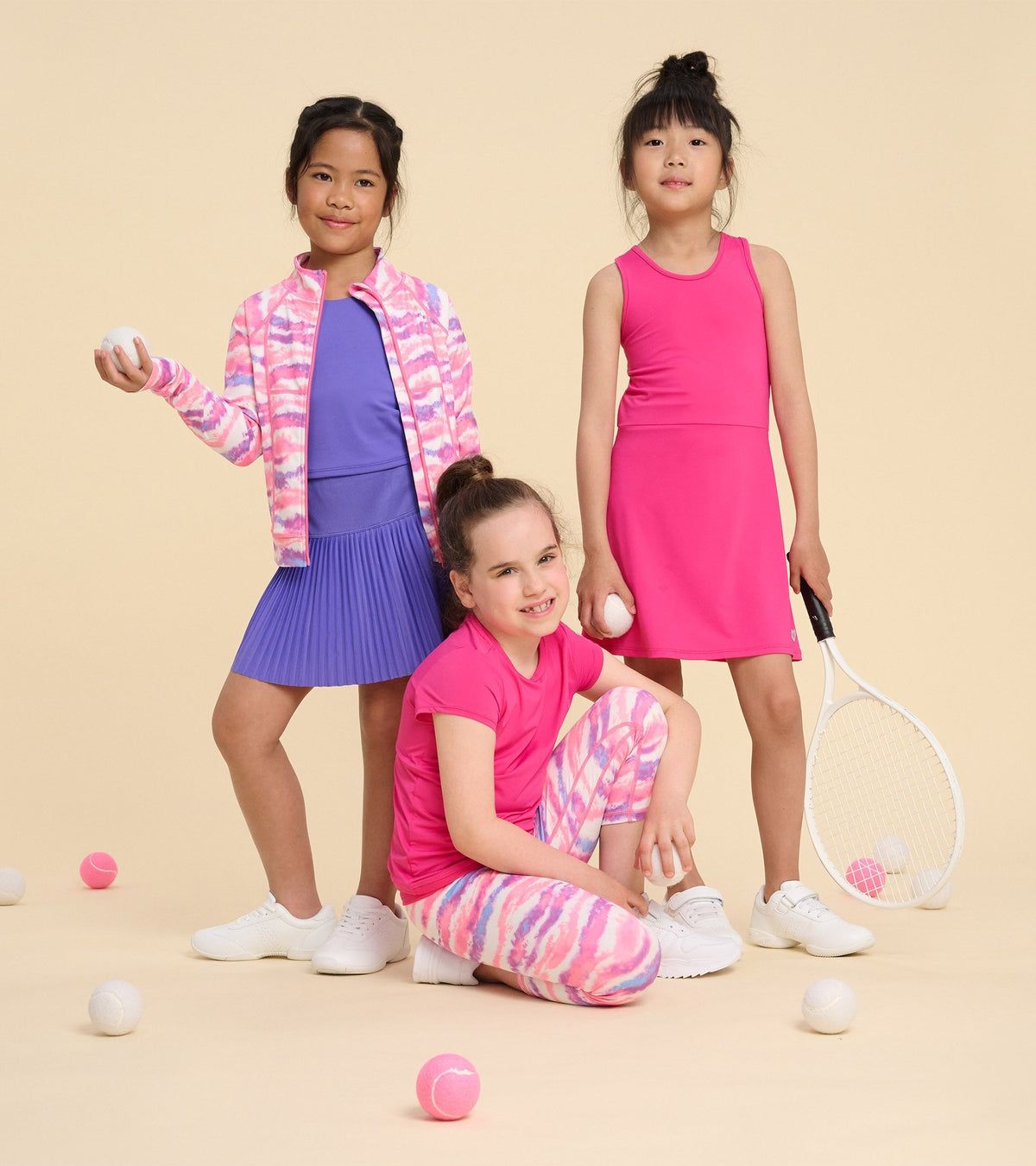 Girls Pink Active A-Line Dress - Hatley Girls