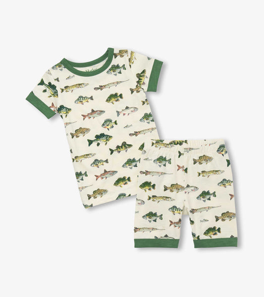 Boys Real Fish Short Pajama Set - Hatley Boys