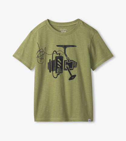 Boys Fishing Reel Graphic Tee - Hatley Boys
