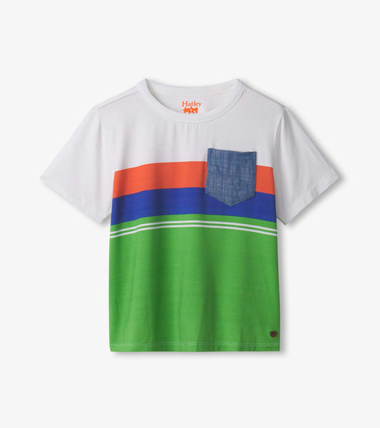 Boys Spring Color Block Color Block Bamboo T-Shirt - Hatley Boys